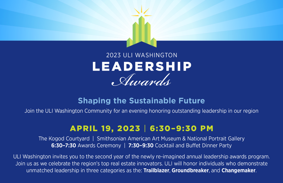 2023 Leadership Awards ULI Washington