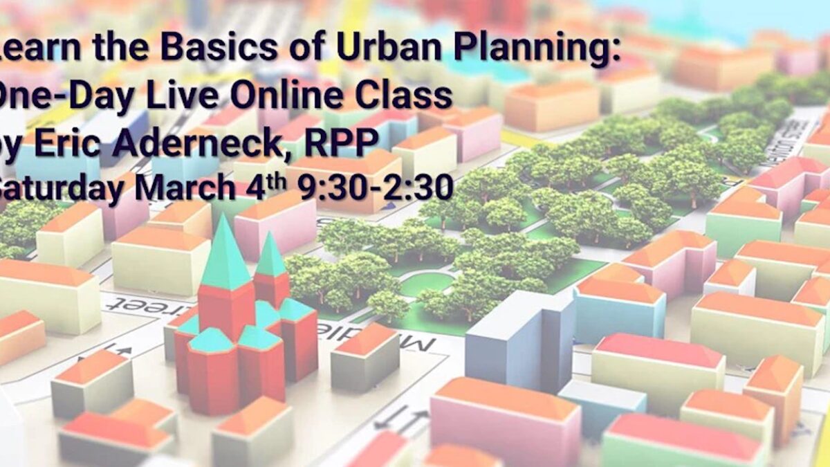 urban planning course work